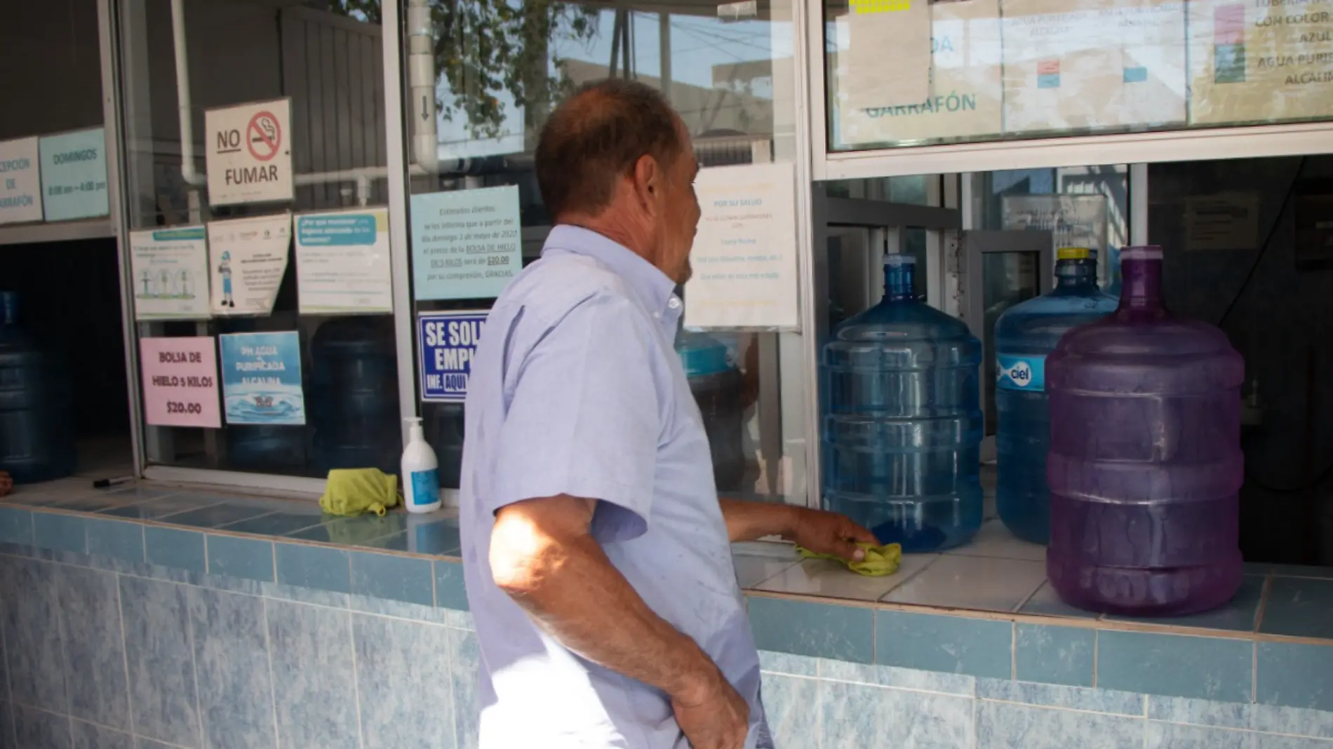 Agua purificada en La Paz